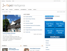 Tablet Screenshot of expatintelligence.com